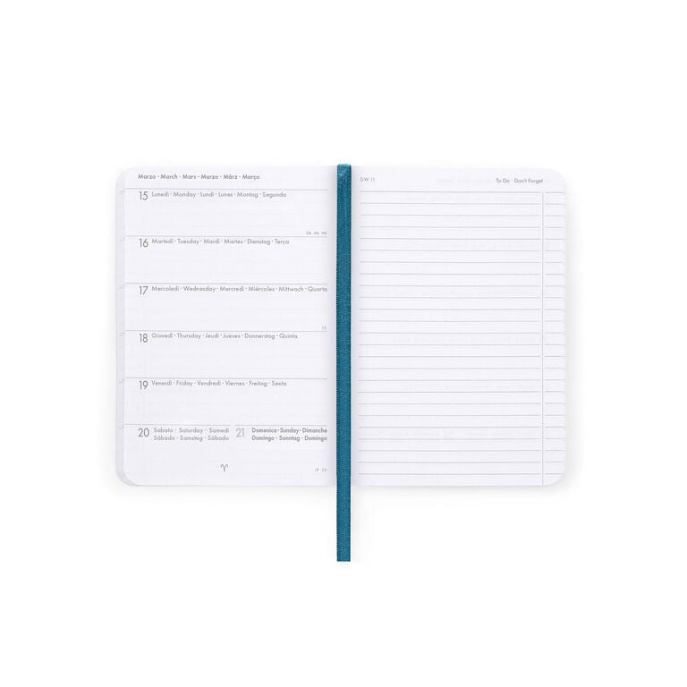 Agenda 2026/2027 Settimanale Fotografica 16 Mesi - Travel Stickers - Con Notebook - Small