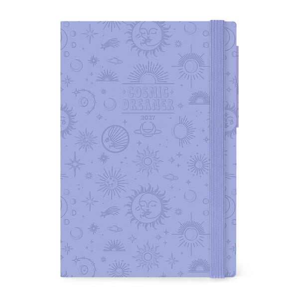 Agenda 12 Mesi Settimanale & Giornaliera Large 2027 - Cosmic Lilac