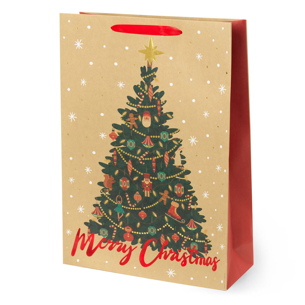 Sacchetti regalo Sacchetto regalo natalizio grande sacchetto  regalo 26×32×10 cm 2pz-451040