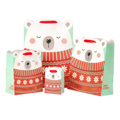 Set Gift Bags Polar Bear