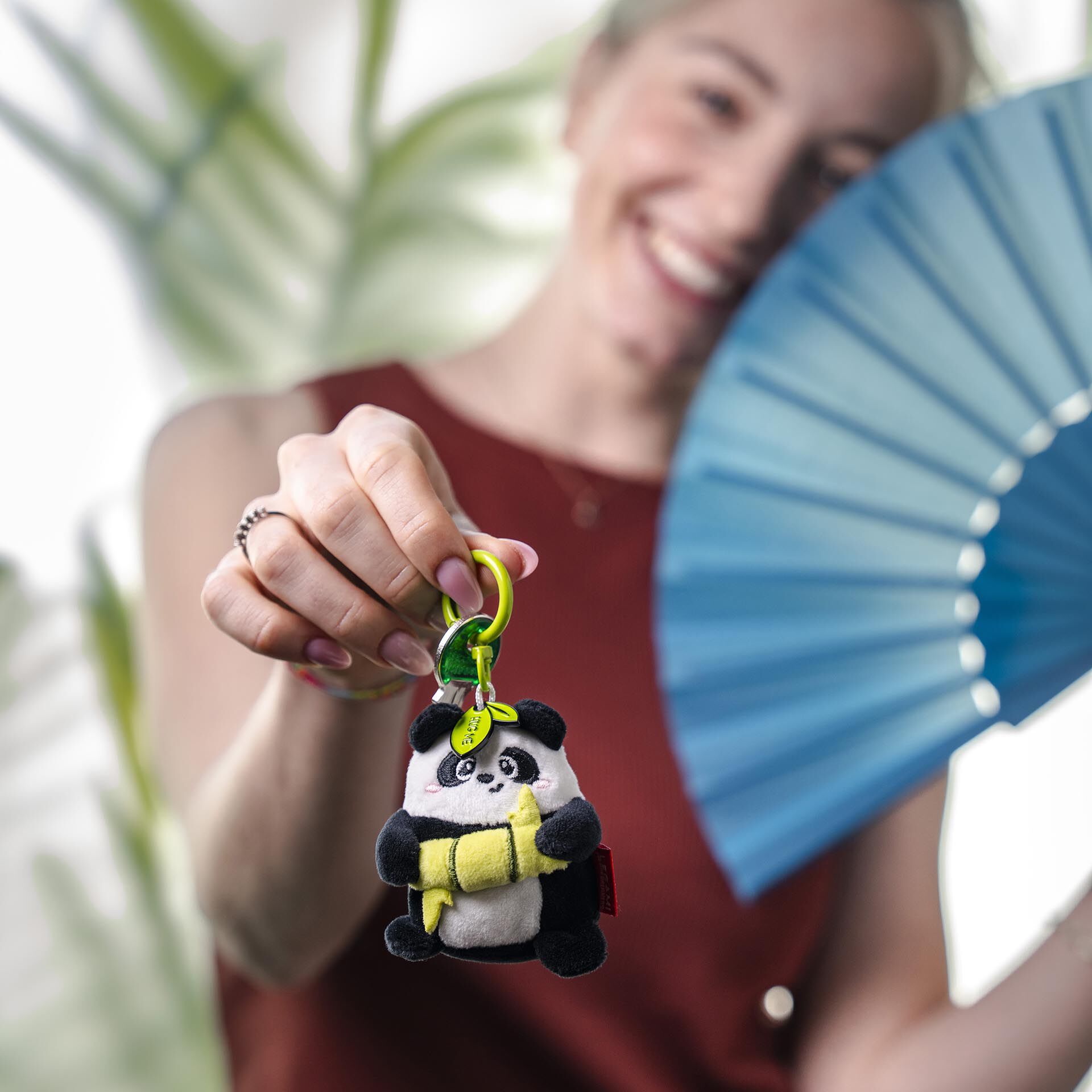 Panda Plush Key Ring - Tiny Super Soft!