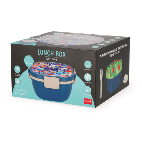 1700 ml Lunch Box - Travel Stickers - Lunch Box