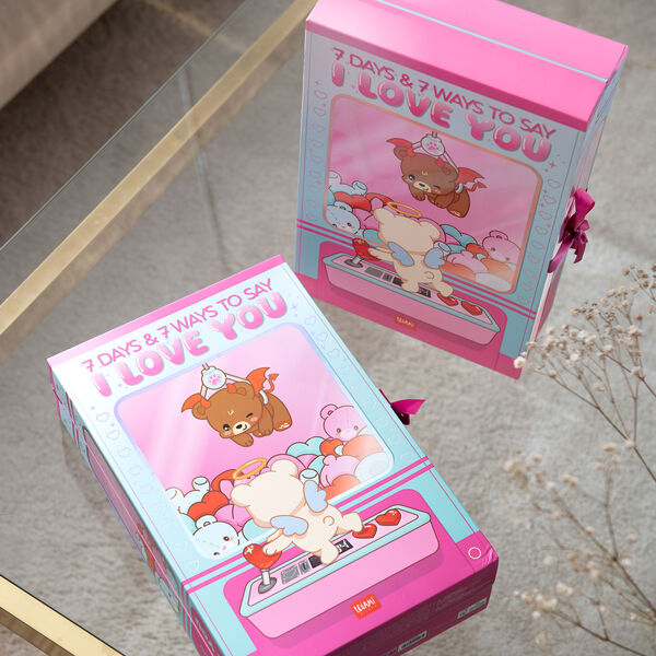 Box with 7 Surprises - 7 Days & 7 Ways to Say I Love You