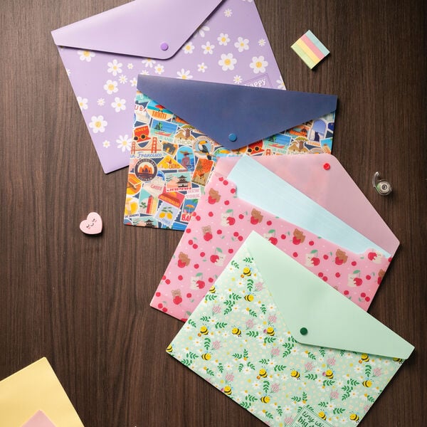 Document Folder - Fold & Order - Travel Stickers