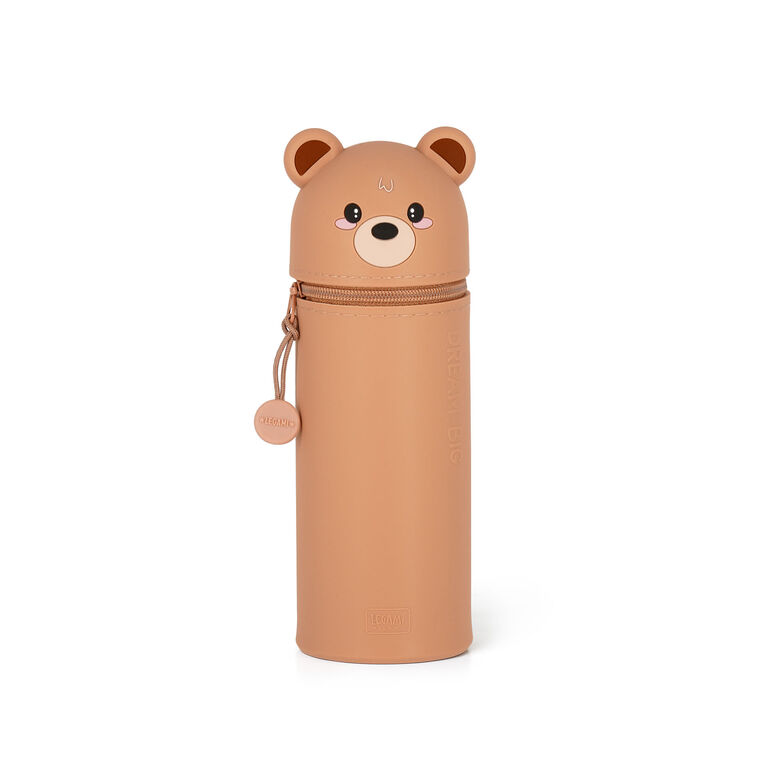 Teddy Bear "Dream Big" 2-in-1 Silicone Pencil Case