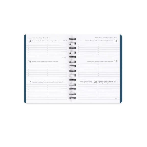 Agenda 12 Mesi Settimanale Small Spiralata 2027 - Travel Stickers