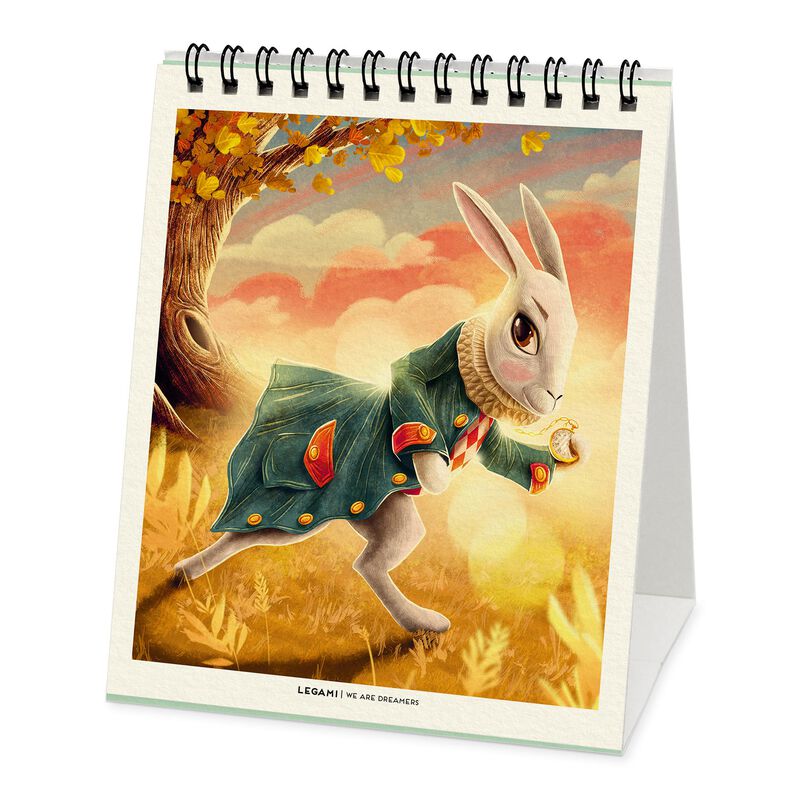 Desk Calendar 2022 - 12 X 14.5 Cm Alice In Wonderland | Legami.com