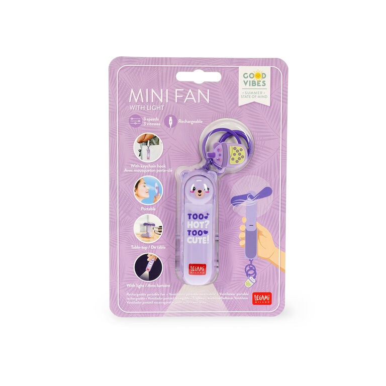 Rechargeable portable fan - Teddy