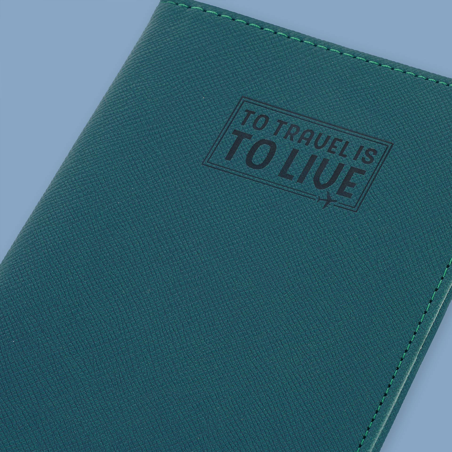 Porte-passeport Avec Protection RFID - Motif Fleurs - 1 Poche Passeport + 4 Poches Cartes - 10,5x14 Cm - 7