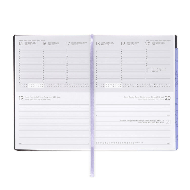 Agenda 12 Mesi Settimanale & Giornaliera Large 2027 - Cosmic Lilac Agenda 12 Mesi Settimanale & Giornaliera Large 2027 - Cosmic Lilac