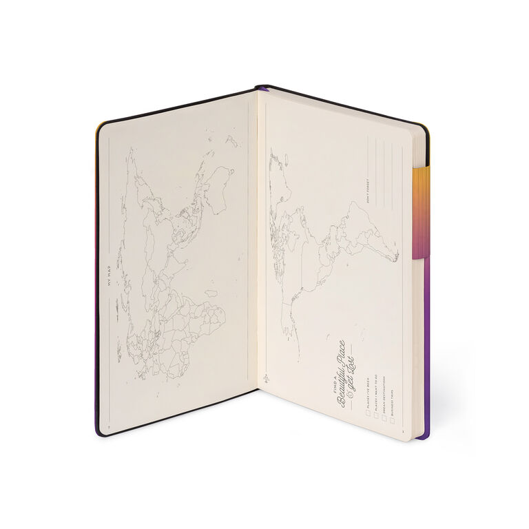 Lined Notebook with Soft Cover - Sunset Vibes - My Notebook Lined Notebook with Soft Cover - Sunset Vibes - My Notebook