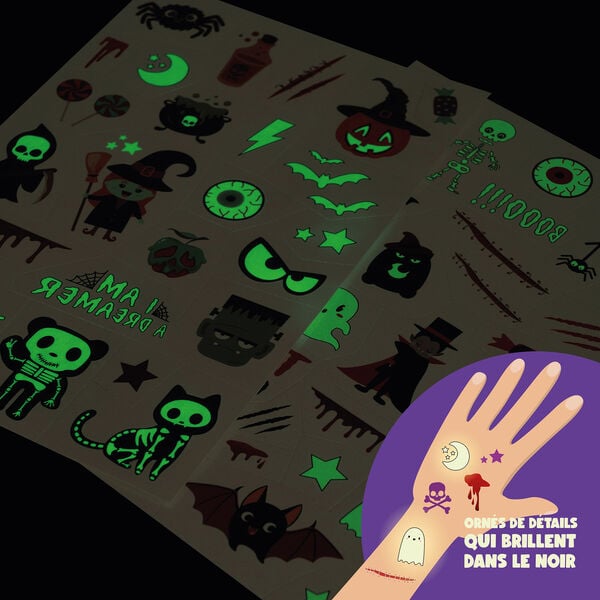 Tatouages ĂphĂ©mĂšres - Halloween - Tattoos Tatouages ĂphĂ©mĂšres - Halloween - Tattoos