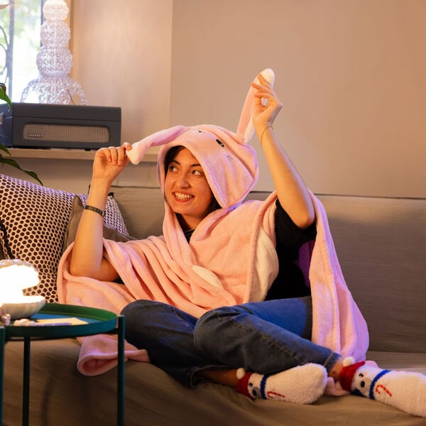 Bunny Hooded Blanket - Cosy Hugs