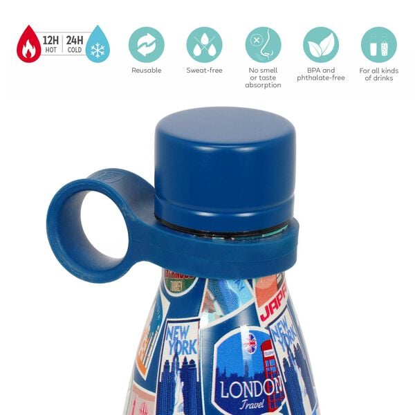 500 ml Vacuum Bottle - Travel Stickers - Hot & Cold
