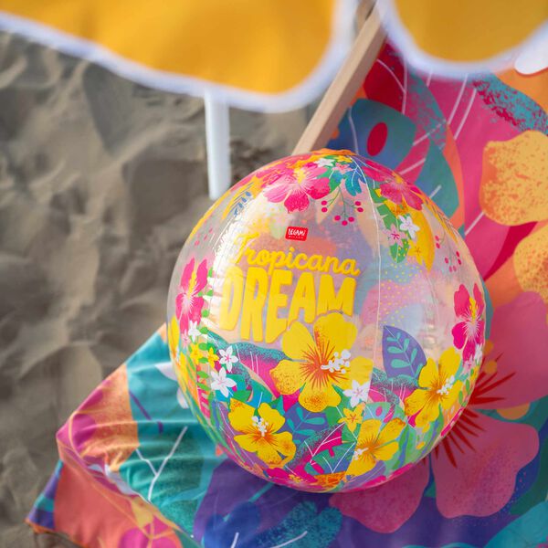 Tropicana Dream Inflatable Beach Ball - Glitter Beach Ball
