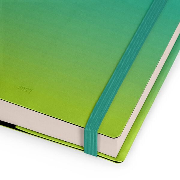 Agenda 12 Mesi Giornaliera Medium 2027 - Shades of Green