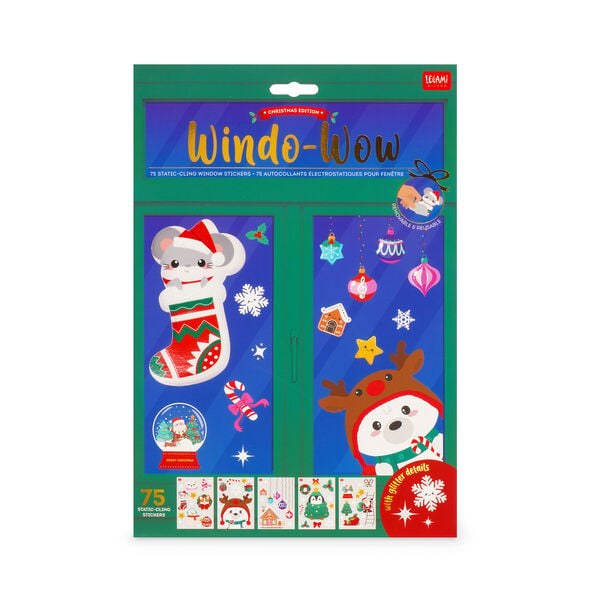Set 75 Adesivi Elettrostatici per Finestra - Windo-Wow