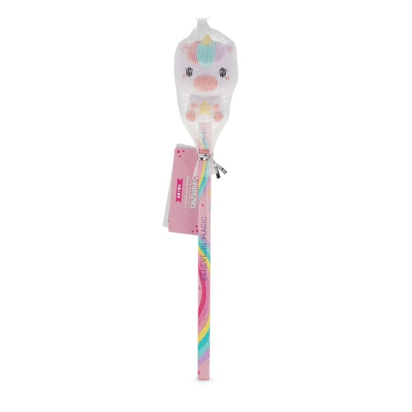 Pencil with Squishy Unicorn "Believe In Magic" - Squeezies Pencil with Squishy Unicorn "Believe In Magic" - Squeezies