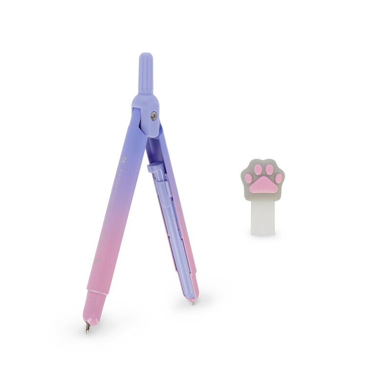Compass with Mechanical Pencil - Meow Compass with Mechanical Pencil - Meow