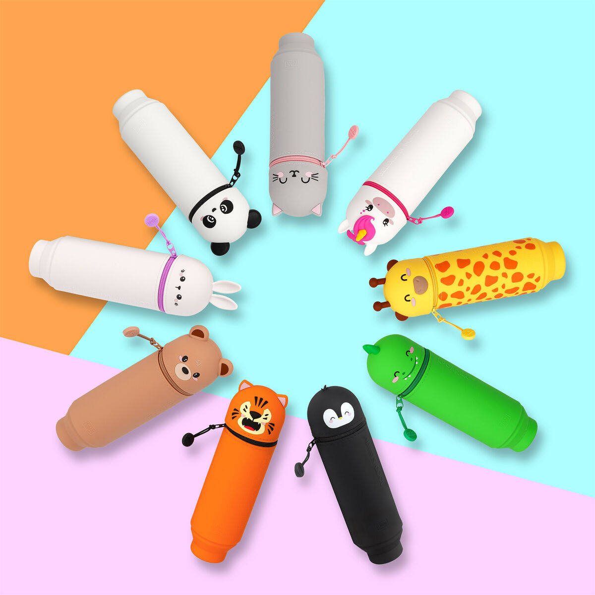 Astuccio 2-in-1 in Silicone Bunny "Don't Worry Be Hoppy