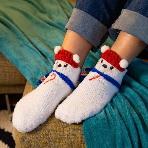 Calzini Antiscivolo di Natale Adulto Polar Bear - It's a Match!