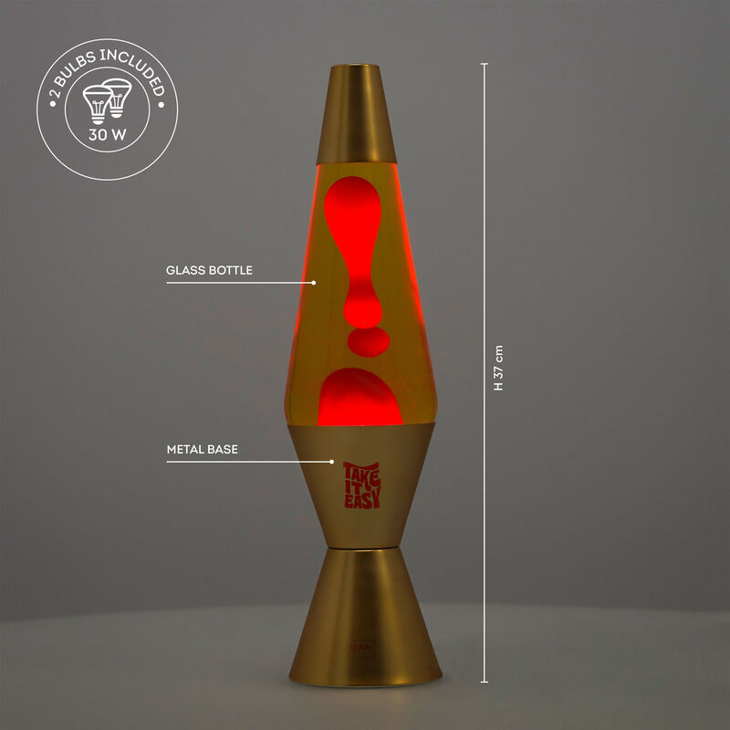 Lampe à Lave Magmastic! Lava Lamp GOLD