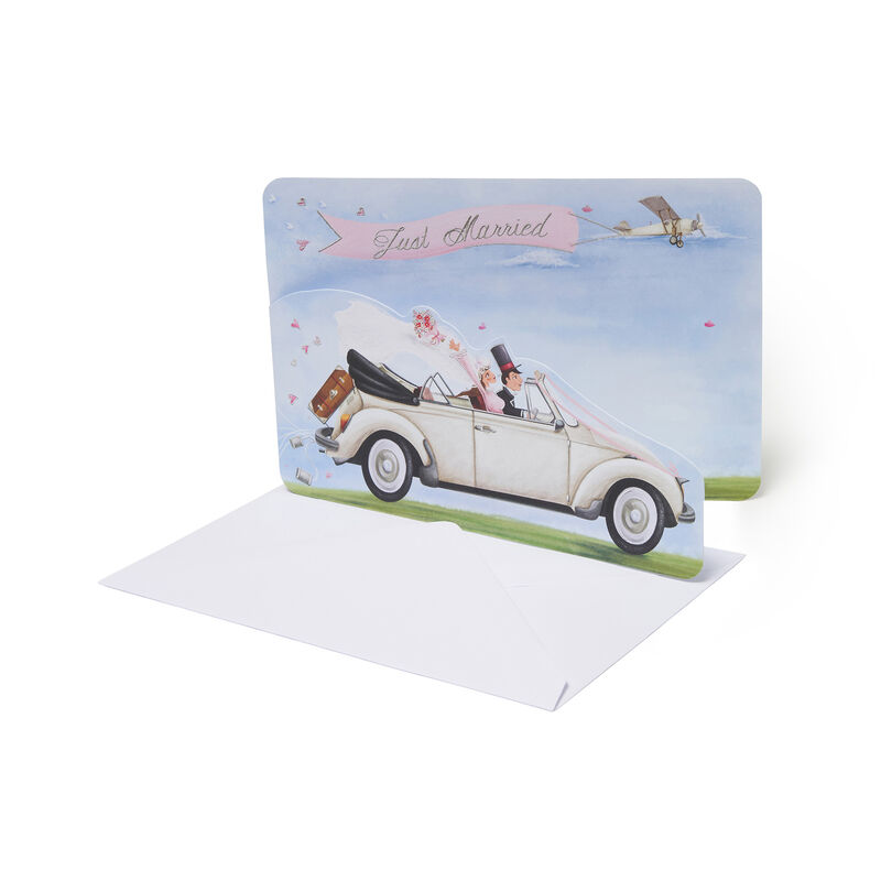 Greeting Card - Just Married, , zoo