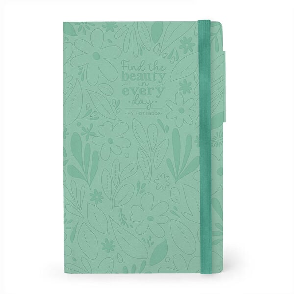 Dotted Notebook with Monochrome Soft Cover - Botanic Garden - My Notebook