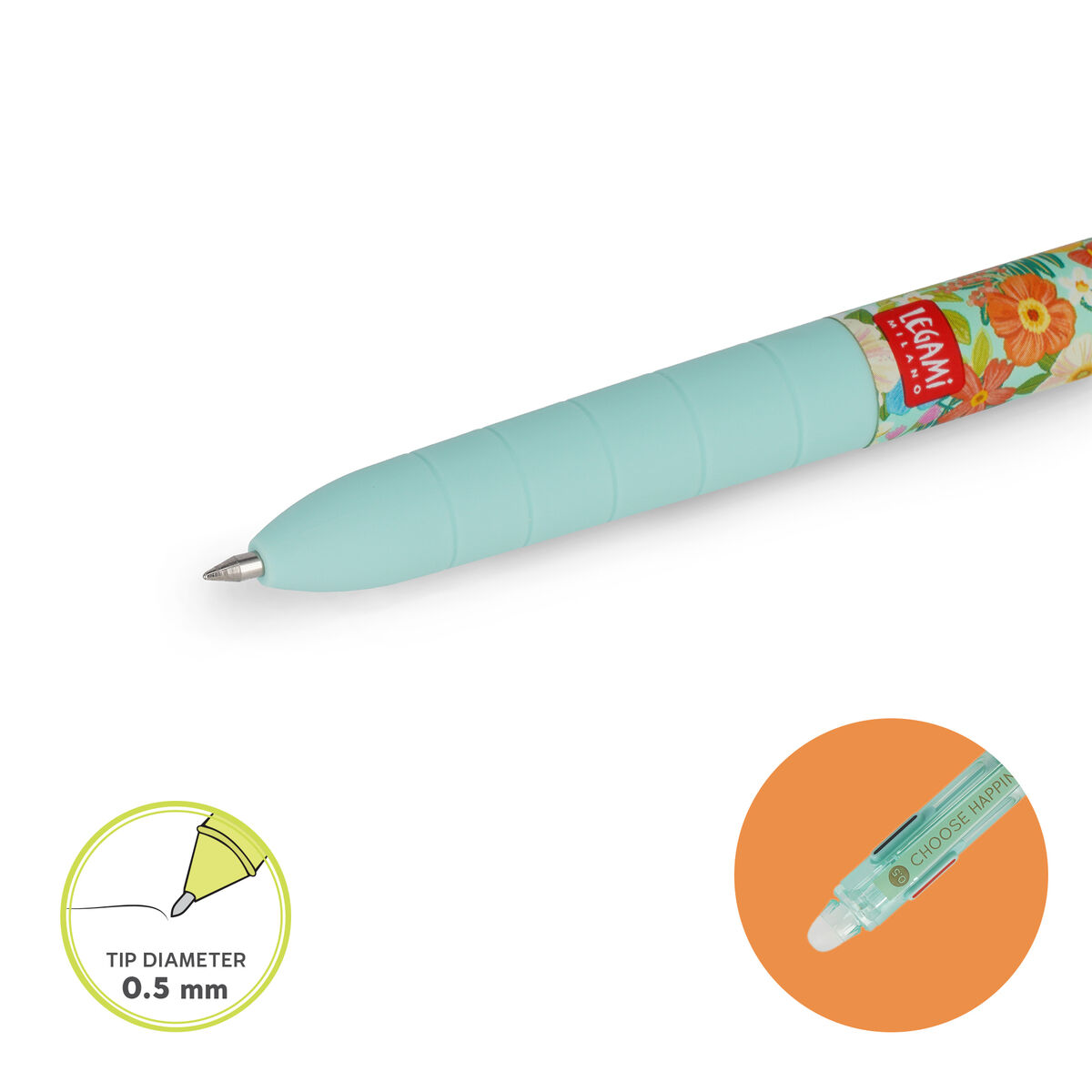 Recambio bolígrafo borrable Legami naranja 3 unidades - Abacus Online
