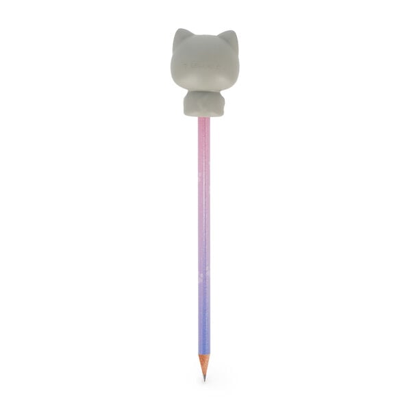 Pencil with Squishy Kitty "Be Curious" - Squeezies Pencil with Squishy Kitty "Be Curious" - Squeezies