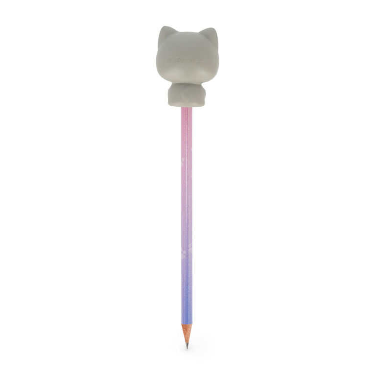 Pencil with Squishy Kitty "Be Curious" - Squeezies Pencil with Squishy Kitty "Be Curious" - Squeezies