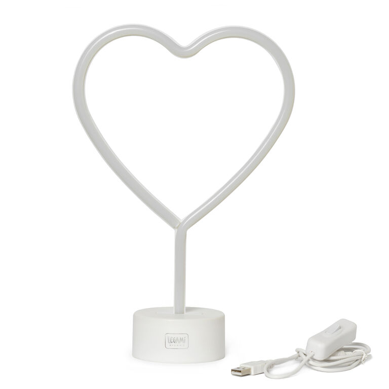 LED-Lampe mit Neoneffekt - Heart - It’s a Sign