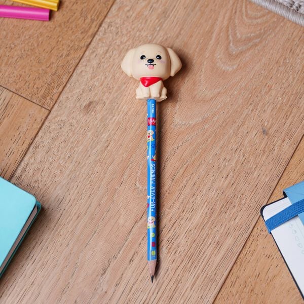 Pencil with Squishy Golden Retriver "Fur-ever Friends" - Squeezies Pencil with Squishy Golden Retriver "Fur-ever Friends" - Squeezies