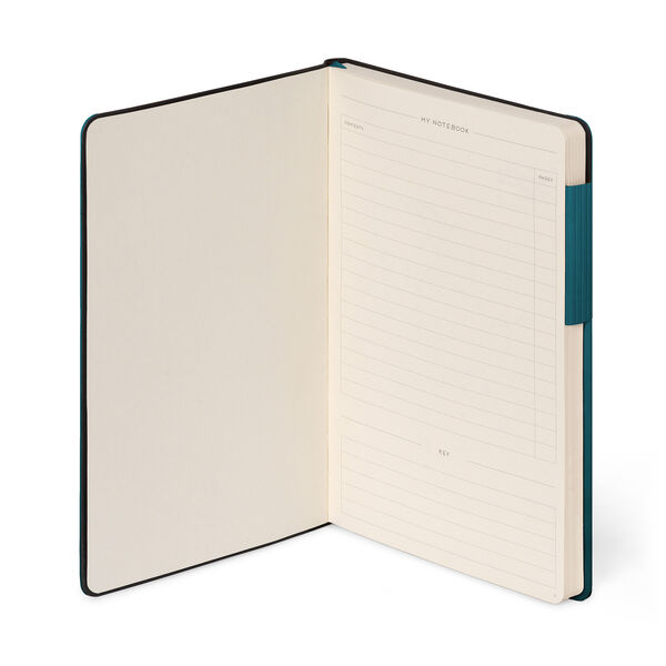 Einfarbiges Blanko-Notizbuch mit Softcover - Deep Teal - My Notebook Einfarbiges Blanko-Notizbuch mit Softcover - Deep Teal - My Notebook