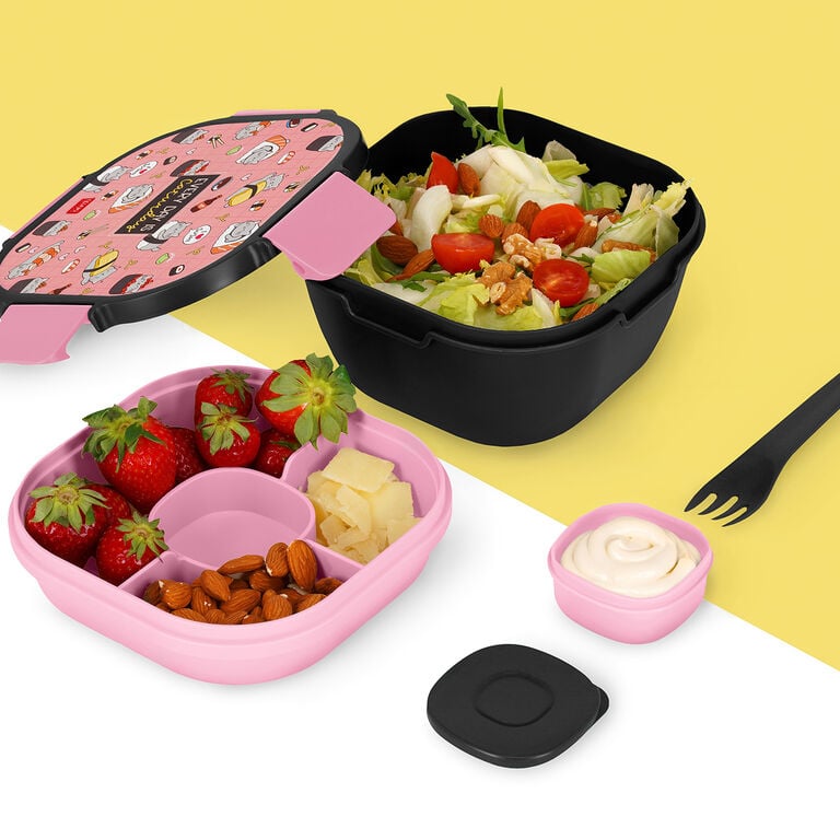 1700 ml Lunch Box - Sushi Cat - Lunch Box