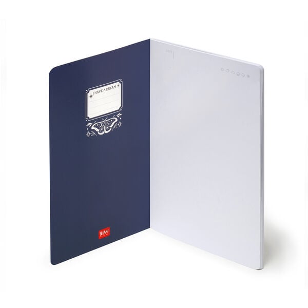 A5 Blank Notebook with Illustrated Hard Cover - Moth A5 Blank Notebook with Illustrated Hard Cover - Moth