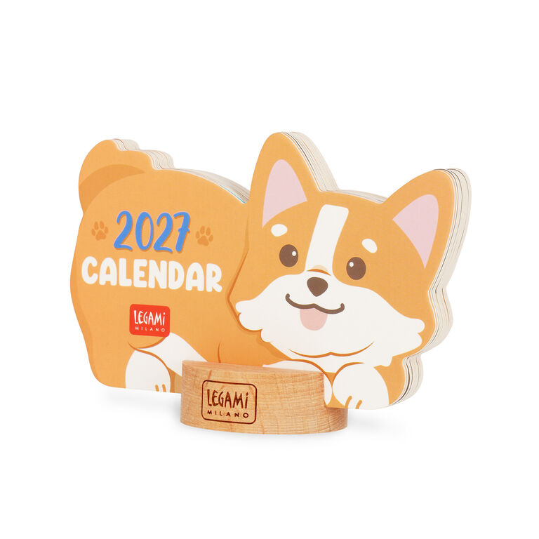 Calendario con Base in Legno - 2027 Calendario con Base in Legno - 2027
