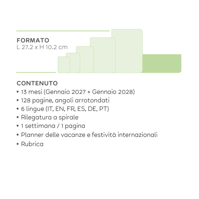 Agenda da Scrivania 13 Mesi Desk Planner 2027 - Cosmic Lilac Agenda da Scrivania 13 Mesi Desk Planner 2027 - Cosmic Lilac