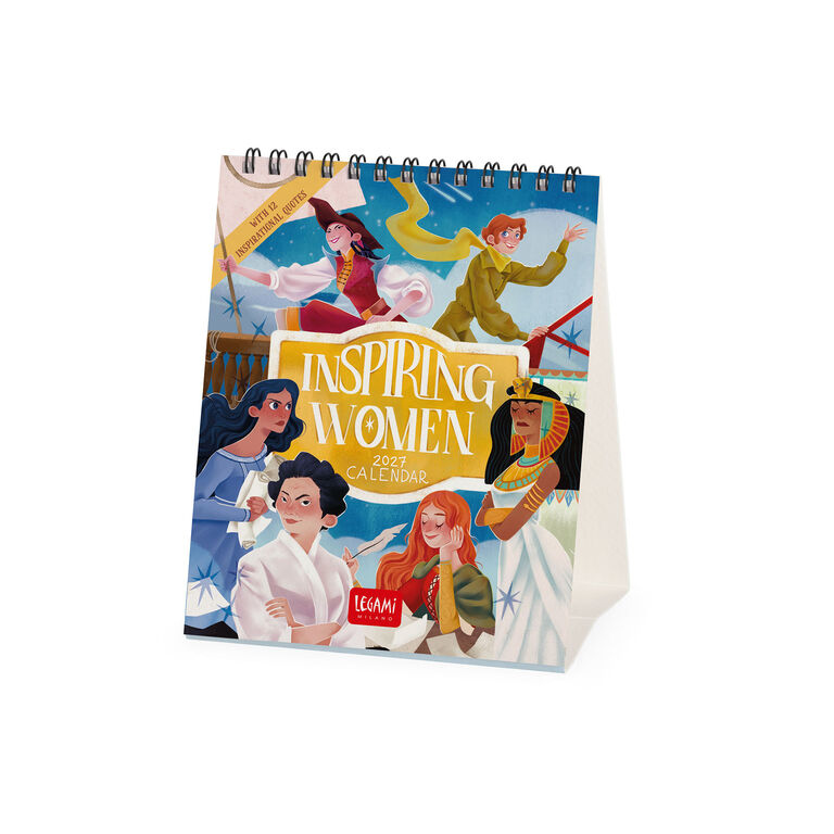 Calendario da Tavolo 2027 - 12 x 14,5 cm - Inspiring Women Calendario da Tavolo 2027 - 12 x 14,5 cm - Inspiring Women