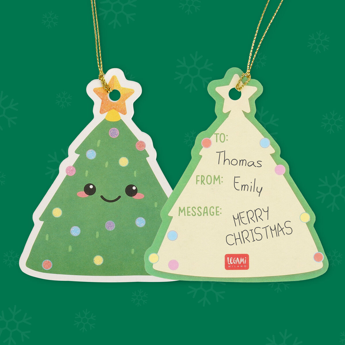 Set of 10 Christmas Gift Tags, , zoo