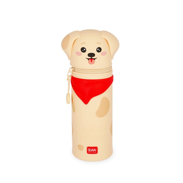2-in-1 Soft Silicone Pencil Case - Kawaii - Golden 2-in-1 Soft Silicone Pencil Case - Kawaii - Golden