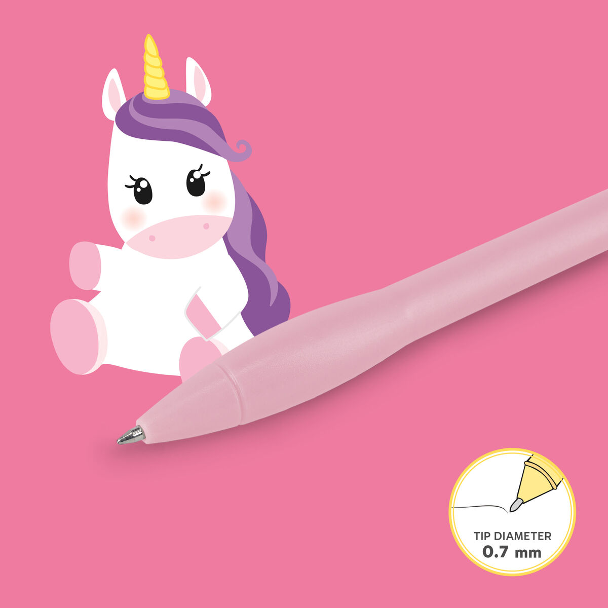 Bolígrafo unicornio luminoso – Fit Super-Humain