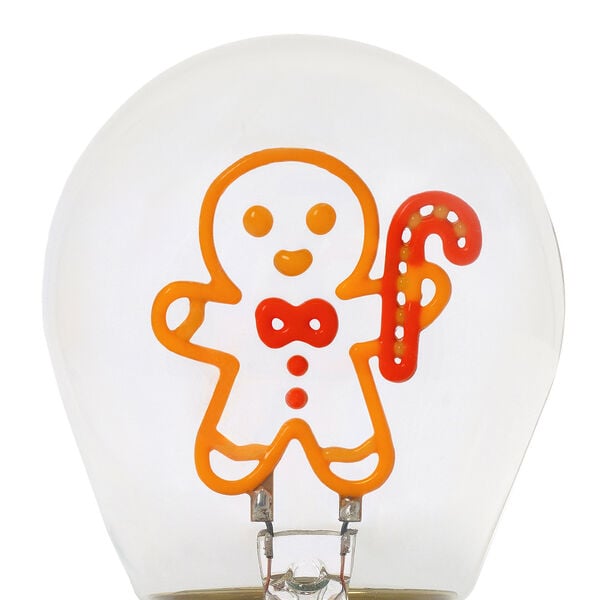 Lampada da Tavolo di Natale a Lampadina Gingerbread - Bulb Fiction