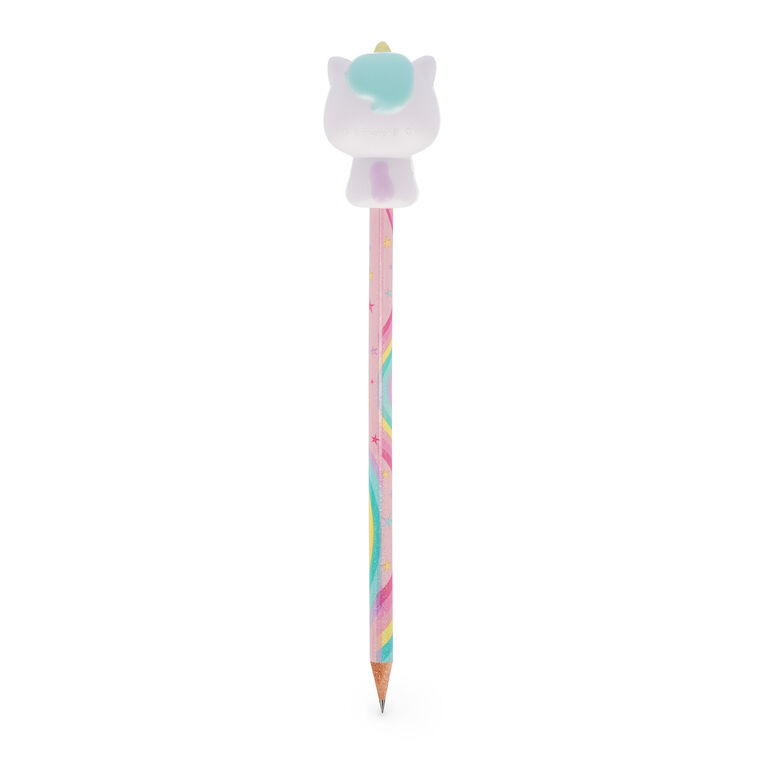 Pencil with Squishy Unicorn "Believe In Magic" - Squeezies Pencil with Squishy Unicorn "Believe In Magic" - Squeezies