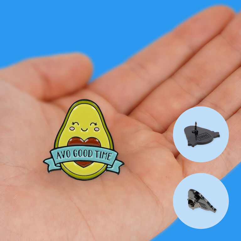 Avocado Enamel Metal Pin - Pin Your Style!