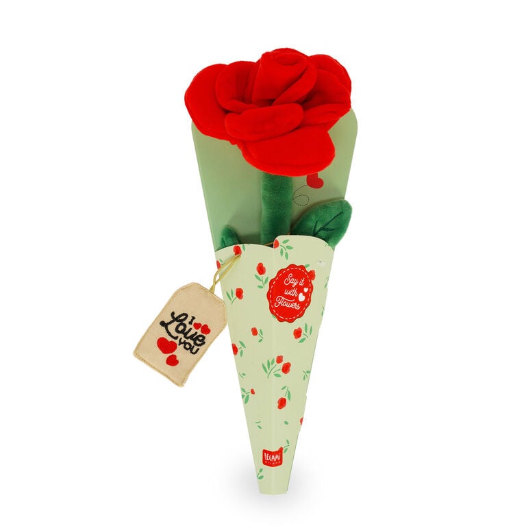 Rose Plush Bouquet - Say it with Flowers