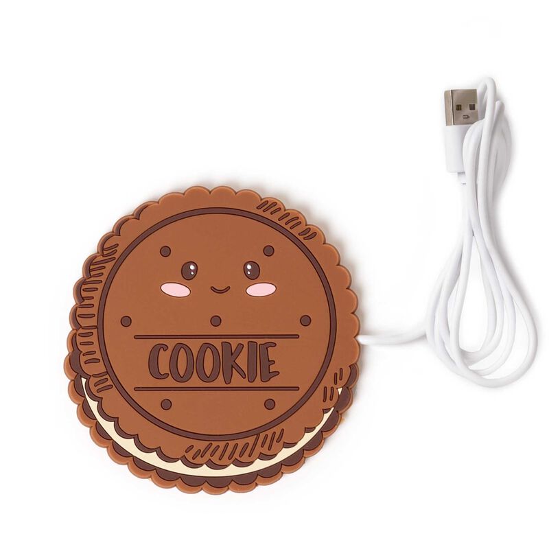 Galleta de Chocolate Calientatazas USB, Badulaque Electrónico