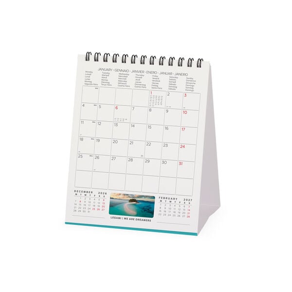 Calendario da Tavolo 2027 - 12 x 14,5 cm - Vitamin Sea