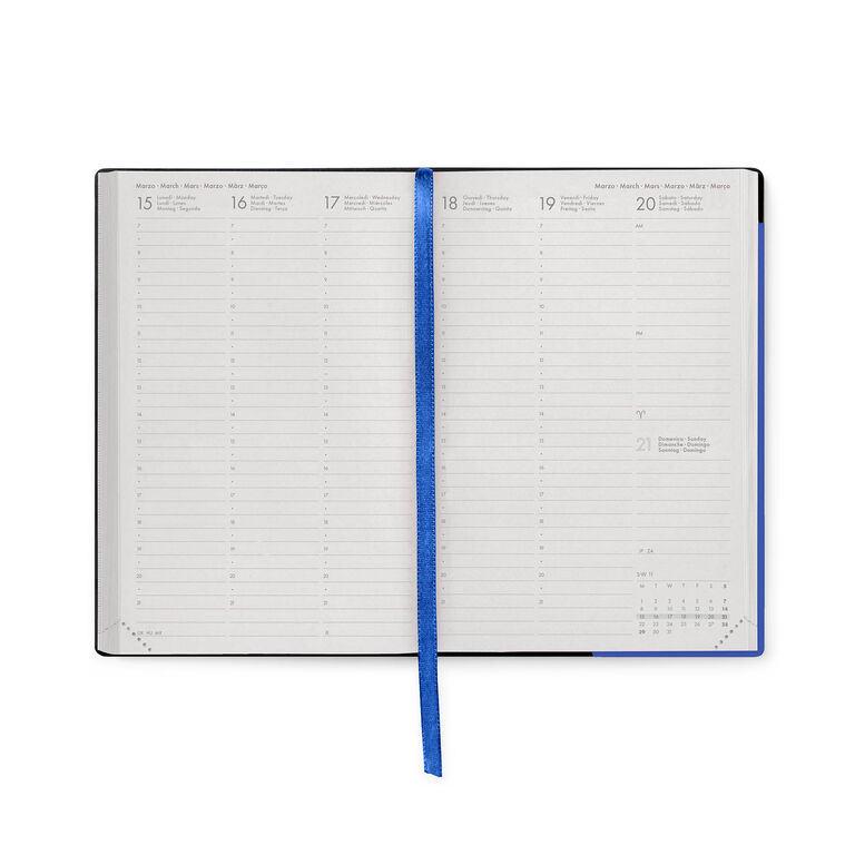 16-Month Medium Weekly Diary for 2026/2027 - Eclectic Blue