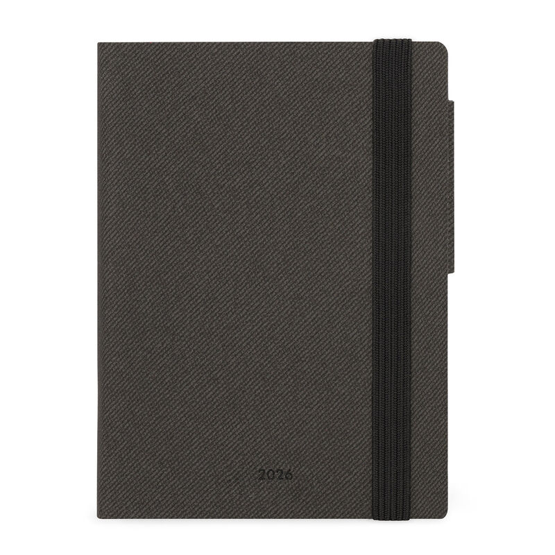 Agenda Collins Essential 2026 - Semainier A5, Couverture Rigide Bleue, 12 Mois, Papier 60g/m²